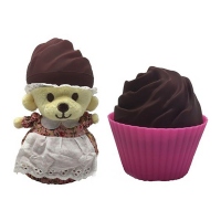 Ursulet briosa Cupcache. Rasp Beary Chocolate Kiss