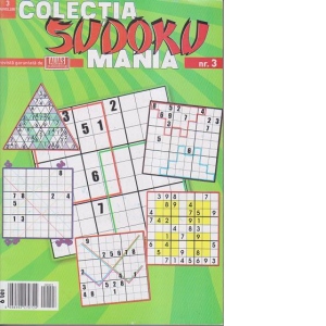 Colectia Sudoku Mania Nr 3/2018