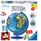 Puzzle 3d Globul Disney, 180 piese