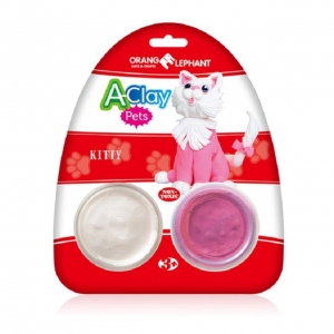 Set creatie pentru modelaj Orange Elephant, Kitty