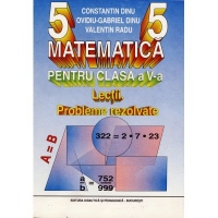 Matematica pentru clasa a V-a. Lectii. Probleme rezolvate