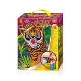 Set creatie pentru modelaj si pictura Orange Elephant, Tiger