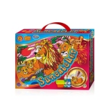 Set creatie pentru modelaj si pictura Orange Elephant, Lion