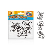 Sabloane pentru pictura Orange Elephant, S3
