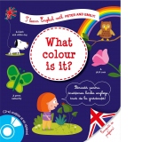 I learn English with Peter and Emily! What color is it!