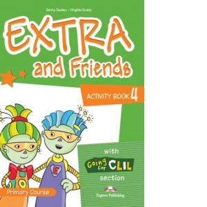Curs limba Engleza. Extra and Friends. Activity Book 4. Caietul elevului