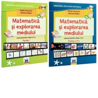 Set Matematica si explorarea mediului. Manual pentru clasa a II-a (Partea I + Partea a II-a)