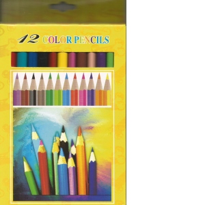 Creioane colorate 12 culori