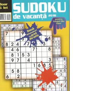 Sudoku de vacanta 2018