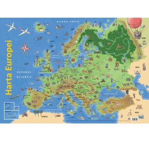Harta Europei 70 x 50 cm