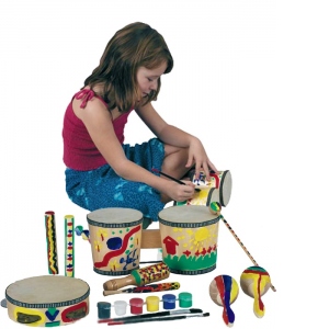Set instrumente muzicale de colorat