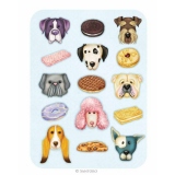 Felicitare Eclectic - Dog Biscuits
