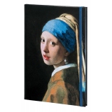 Agenda A5 banda elastica Meisje met de parel, Johannes Vermeer