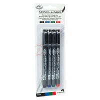 Trusa 4 Nano-Liner 4 culori 0.2 mm