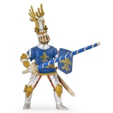 Figurina Papo - Cavaler Crin albastru