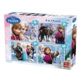 Puzzle 4 in 1 Frozen(12162024 piese)