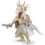 Figurina Papo - Cavaler mutant dragon alb