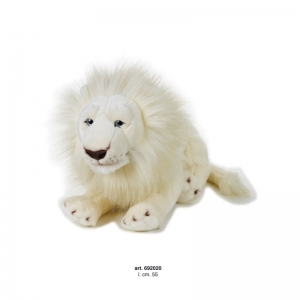 Jucarie din plus Leu alb mare 55 cm