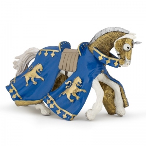 Calul printului Richard albastru - Figurina Papo