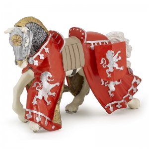 Calul printului Richard rosu - Figurina Papo