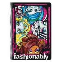 Caiet cu spira A4-80 de file colectia Monster High-Draculaura