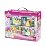 Puzzle 4 in 1 Princess (12,16,20,24 piese)