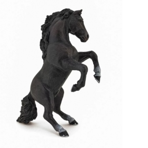 Figurina Papo - Cal negru cabrat