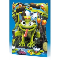 Felicitare 3D Broasca-Swing Cards
