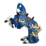 Figurina Papo - Calul regelui Richard (albastru)