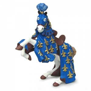 Figurina Papo - Calul printul Filip (albastru)