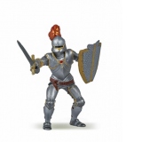 Figurina Papo - Cavaler in armura (rosu)