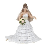 Figurina Papo - Mireasa cu rochie din dantela