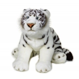 Jucarie din plus - Pui tigru alb 55 cm