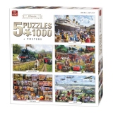 Puzzle 5x1000 piese Classic Collection