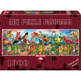 Puzzle 1000 piese Panoramic Spring Chickadees - AIMEE STEWART