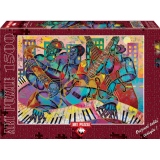 Puzzle 1500 piese - Jazz Modern - LARRY PONCHO BROWN