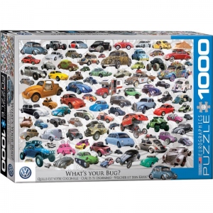 Puzzle 1000 piese VW Beetle - What's your Bug?