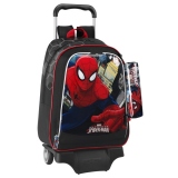 Ghiozdan Spiderman cu troler pentru scoala