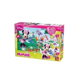 Puzzle 4 in 1 profilat Minnie Mouse (4,6,9,20 piese)