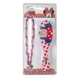 Set 2 accesorii Minnie Mouse perie si medalion