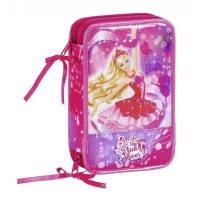 Penar dublu echipat Barbie cu 34 piese