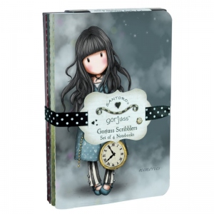 Set de 4 carnetele pentru insemnari Gorjuss