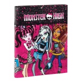 Mapa cu elastic A4 separatoare colectia Monster High