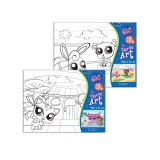 Pictura pe panza pentru copii Littlest Pet Shop 22,5X30 cm
