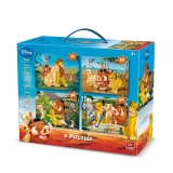 Puzzle 4 in 1 Lion King (12,16,20,24 piese)