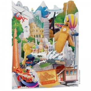 Felicitare 3D Obiective turistice-Swing Cards