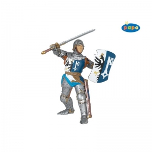 Figurina Papo - Cavaler (albastru)