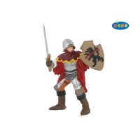 Figurina Papo - Cavaler cu sabie (rosu)