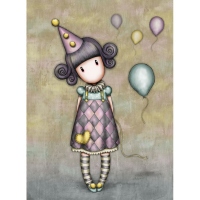 Felicitare Gorjuss - Pierrot Doll