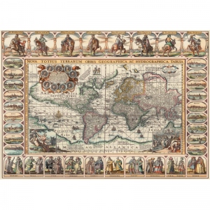 Puzzle 2000 piese - Ancient World Map